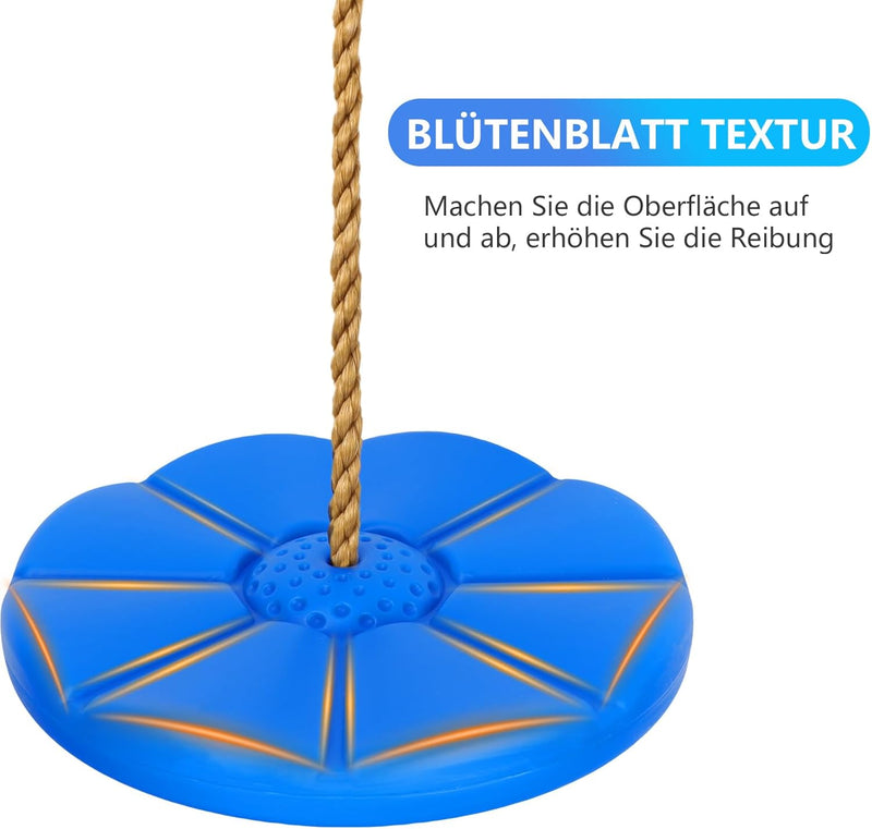 Schaukel Outdoor Kinder Kletterseil Schaukel mit Plattform, für Kinder Scheibe Schaukel Kletterseil