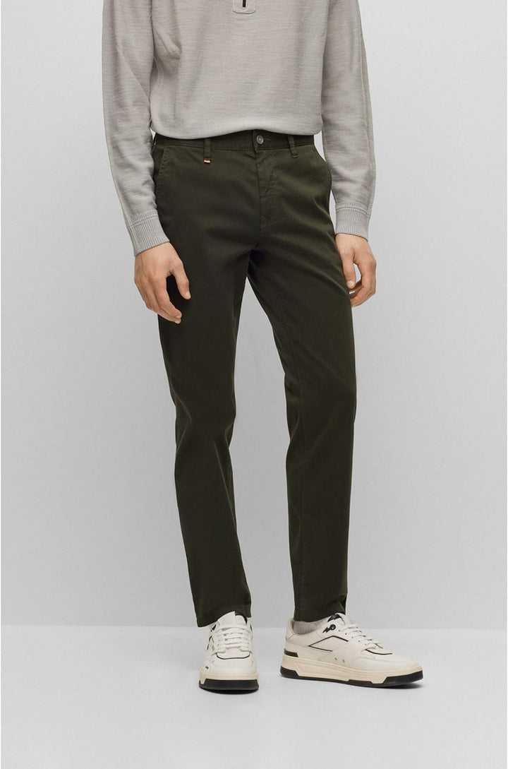 BOSS Herren Chino_Tapered_DS 32W / 36L Open Green346, 32W / 36L Open Green346