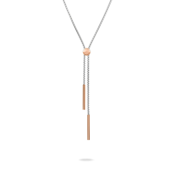 Liebeskind Berlin Y-Halskette 85 cm aus Edelstahl, Bicolor