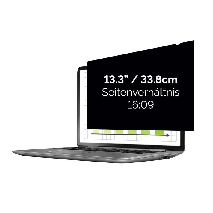 Fellowes PrivaScreen Blickschutzfilter – Anti-Glare Displayschutz für Laptop 13,3" (16:9, 295 x 165