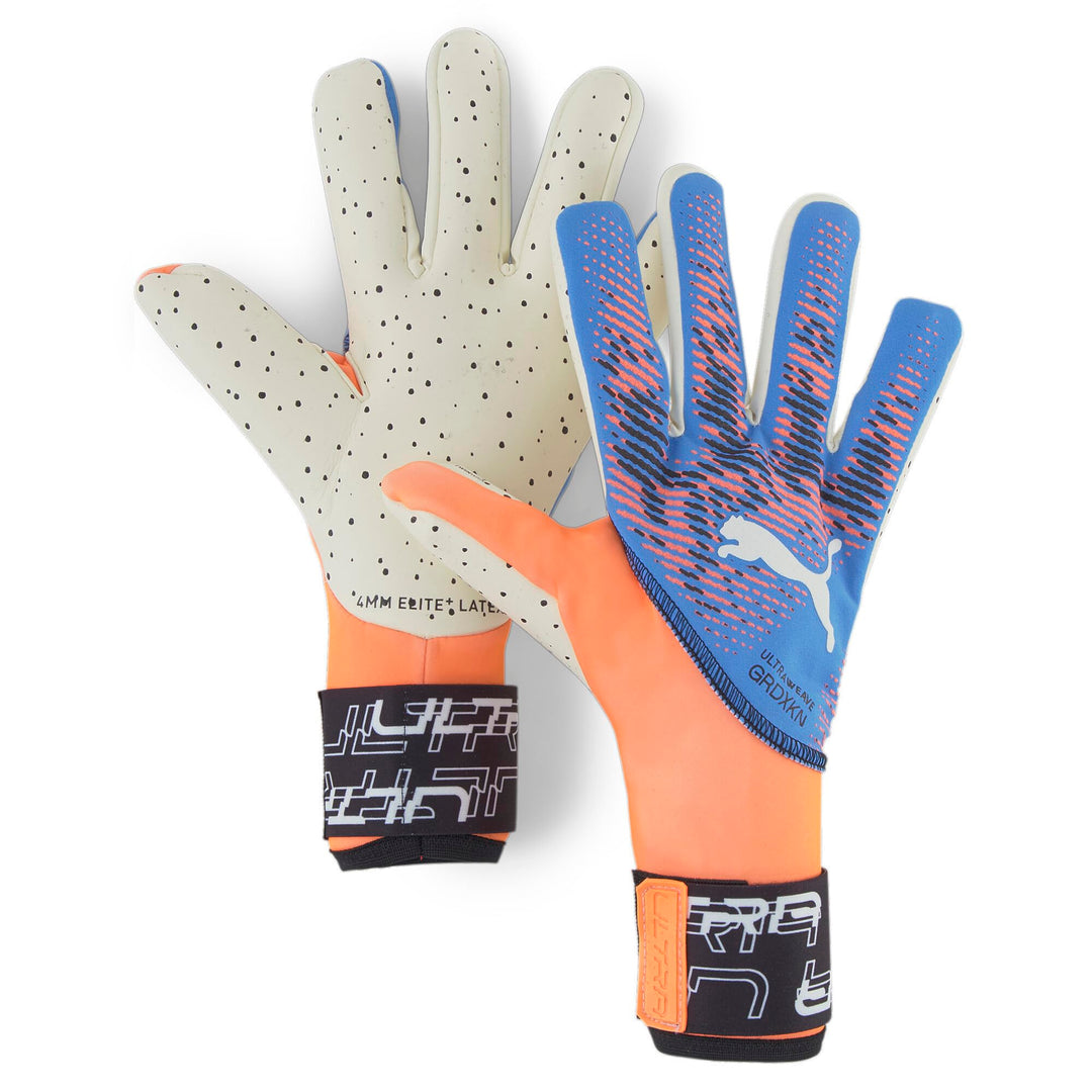 PUMA Ultra Ultimate 1 NC Torwarthandschuh hellblau / orange 10, hellblau / orange 10