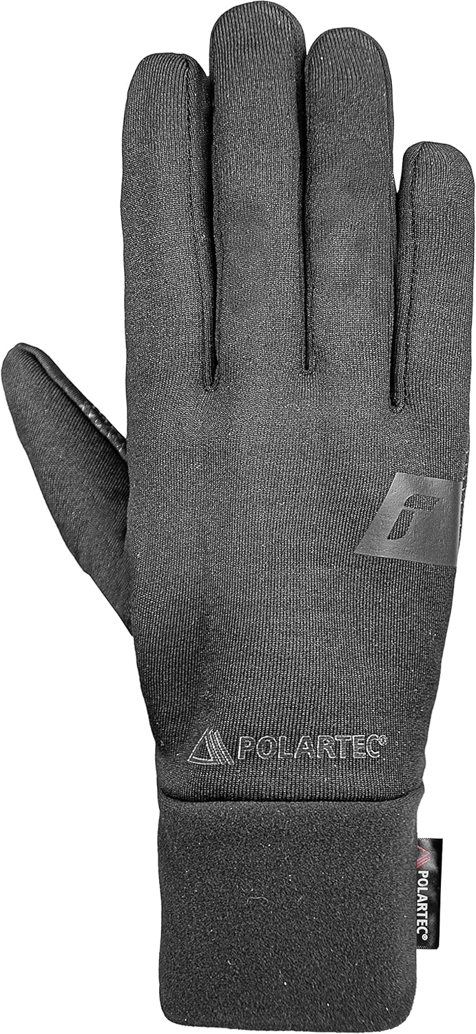 Reusch Power Stretch Touch-tec Kurzer Abschluss, Schnelltrocknende Sporthandschuhe für Laufen Radfah