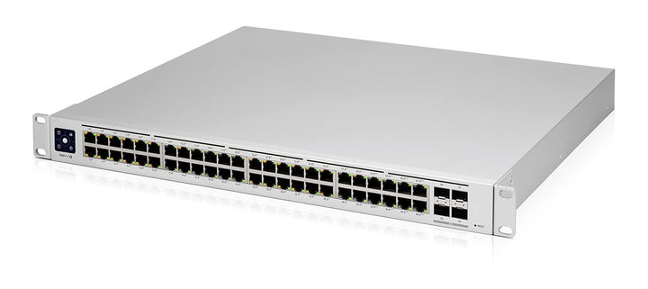 Ubiquiti USW-PRO-48-POE UniFi-Switch, Gen2, 8X PoE ++, 48x Gigabit LAN, 660W, 4X SFP+ Single