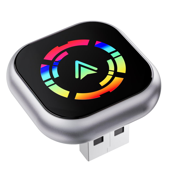 Wireless Carplay Adapter, 2 in 1 Android Auto&Carplay Wireless Adapter, Upgrade auf kabelloses CarPl