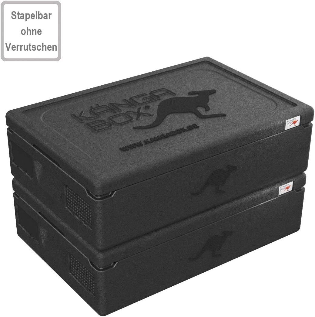 Thermobox Expert GN 1/1 21-46L – Stabiler Boden-Deckel-Konstruktion, glatter Innenfläche, Styroporbo