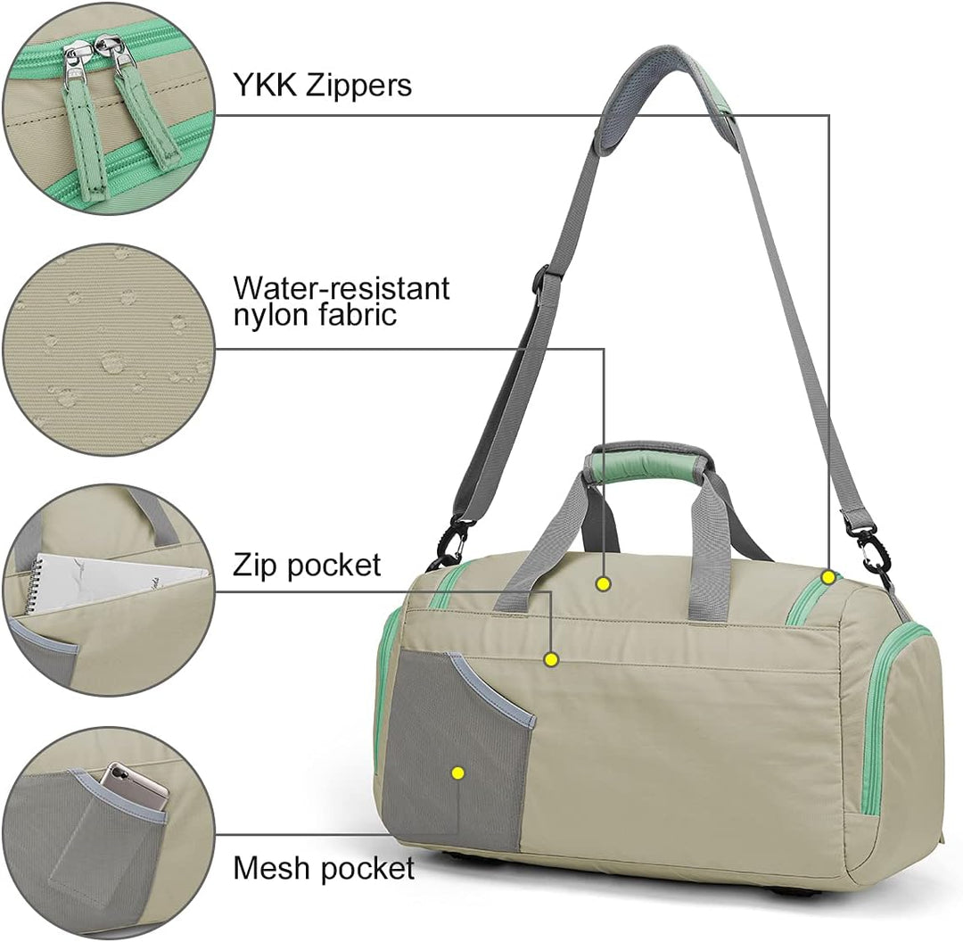 WindTook Sporttasche Damen 35L Fitnesstasche Reisetasche Frauen Trainingstasche Duffel Bag Weekender