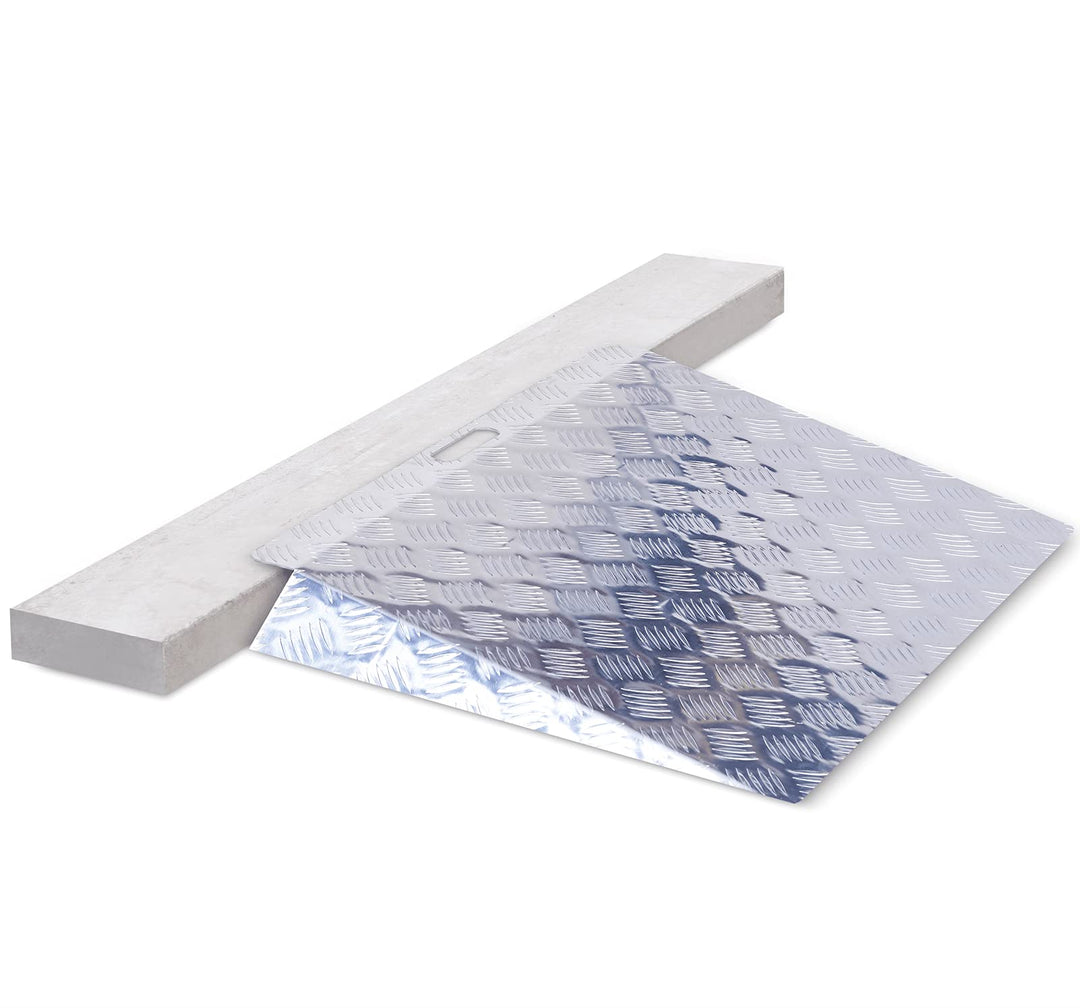 Türschwellenrampe Lang - Bei Höhenunterschieden von 6-9 cm einsetzbar - Totale Länge 60 cm Für Höhe