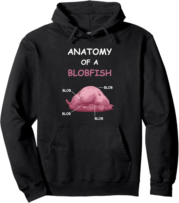 Lustiges Anatomie Eines Blobfisch Hässlicher Fisch Geschenke Pullover Hoodie
