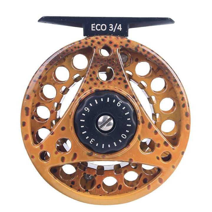 MAXIMUMCATCH ECO Serie Fliegenrolle grosser Spulenkern mit Druckguss-Aluminum-Körper Fliegenfischen