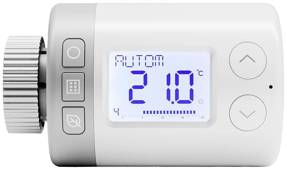 Honeywell HR35R Rondostat Heizkörperthermostat elektronisch 5 bis 30 °C, Weiss