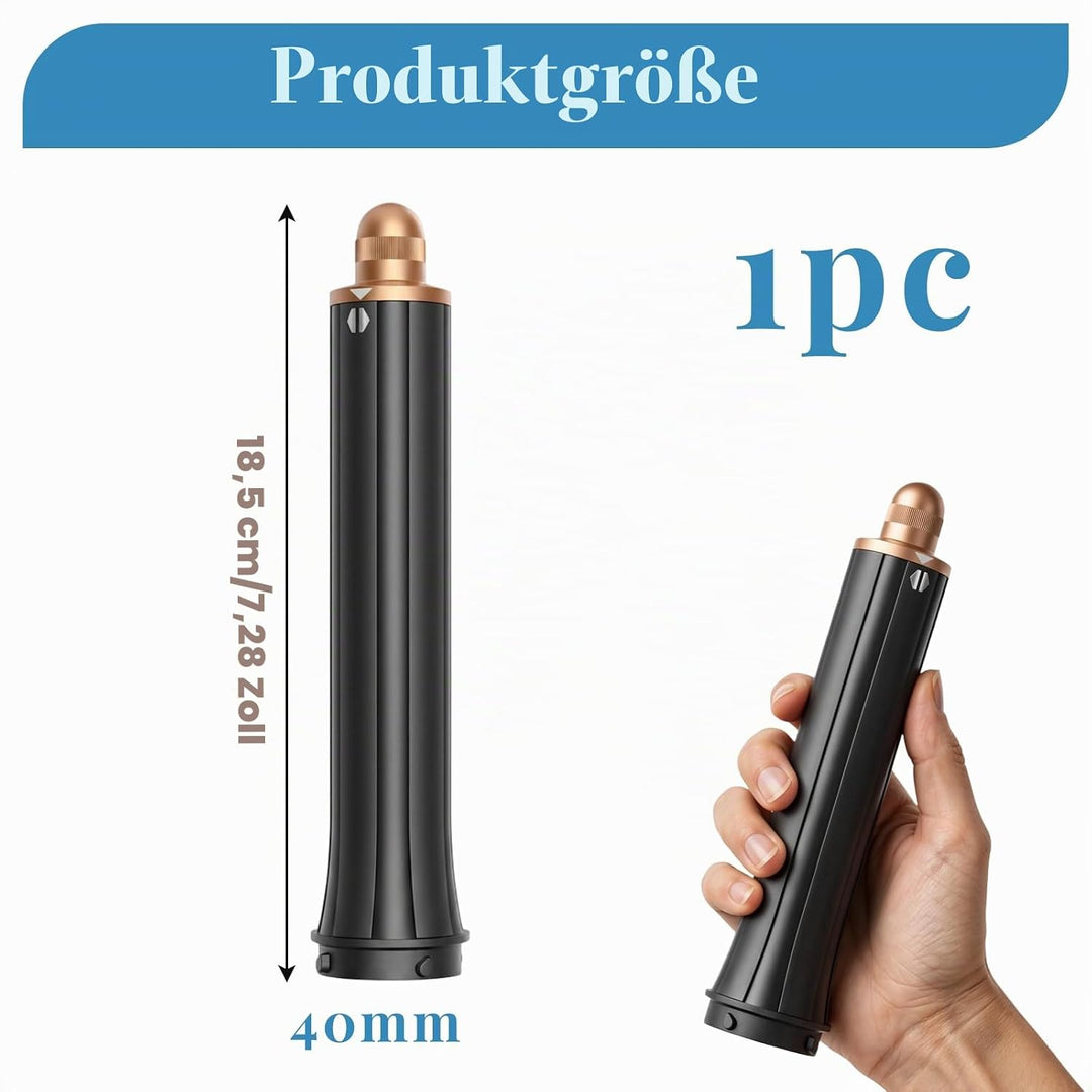 Konischer Lockenaufsatz 40mm, kompatibel mit HS01/HS05/HS08, Luftstrom für voluminöse Locken, Hairst
