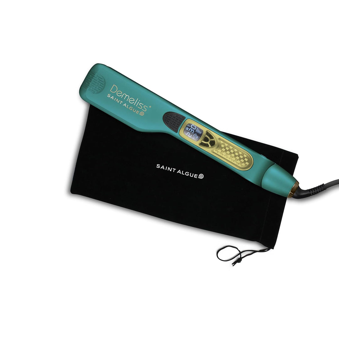 Demeliss SAINT ALGUE - Haarglätter TITANIUM - Schwimmende Platten, Titanbeschichtung - Ultrastarker