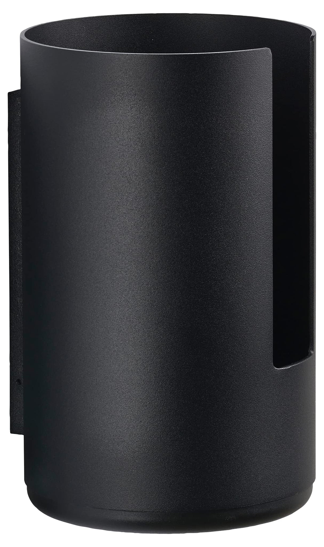 Zone Denmark Rim Toilettenpapieraufbewahrung für die Wand, Durchm. 13,2 cm, Höhe 21,8 cm, Schwarz Bl