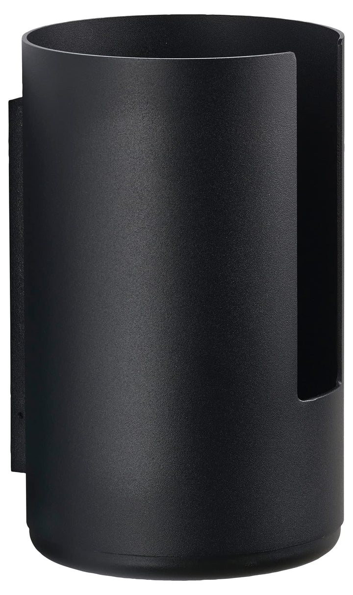 Zone Denmark Rim Toilettenpapieraufbewahrung für die Wand, Durchm. 13,2 cm, Höhe 21,8 cm, Schwarz Bl