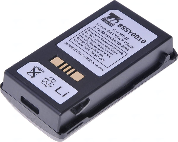 Akku für Zebra Barcode-Scanner, Teilenummer BTRY-MC32-52MA-10, Li-Ion, 3,7 V, 5200 mAh (19,2 Wh) sch