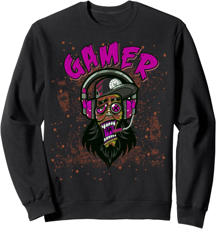 Gamer Teen Zombie Don't Pause My Game Play All Night Sweatshirt
