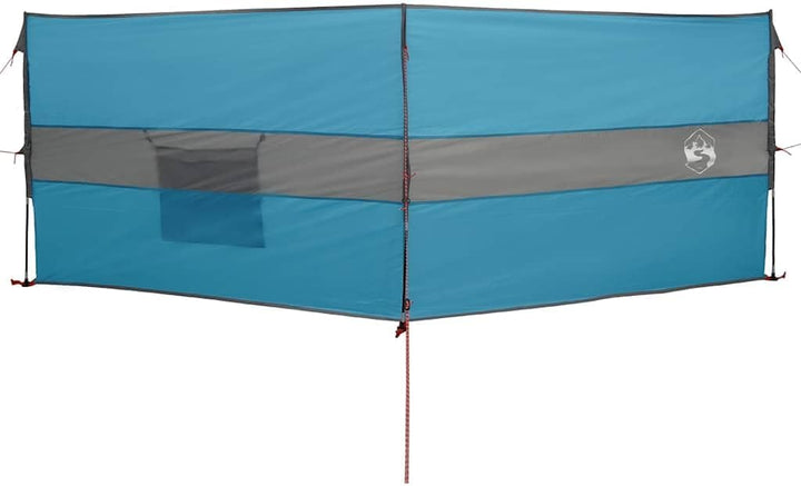 Gecheer Camping Windschutz Strand Windschutz Windschutz für Camping Blau 344x120 cm Wasserdicht 344