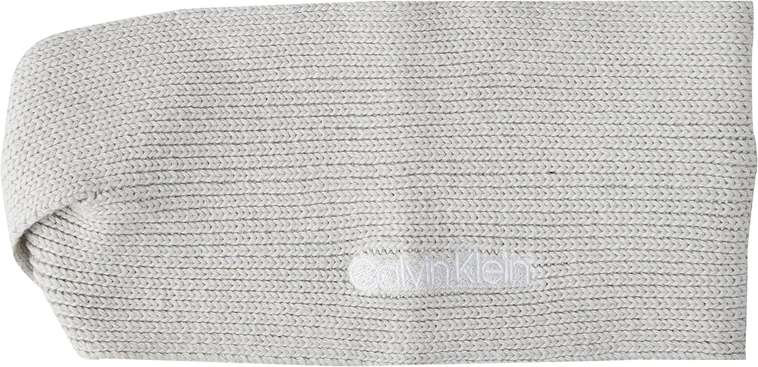 Calvin Klein Jeans Damen Stirnband Essential Knit Headband, Grau (Cement)