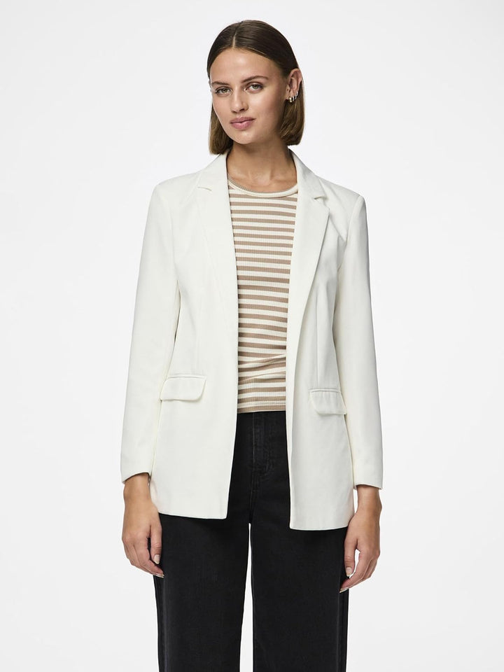 PIECES Damen Pcbozzy Ls Loose Noos Bc Blazer XS Cloud Dancer, XS Cloud Dancer