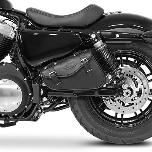 Craftride Motorrad Satteltasche für Custom Bikes Arizona schwarz rechts