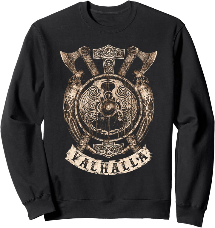Viking Valhalla Nordische Mythologie Huginn Muninn Sweatshirt