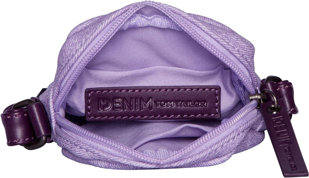 DENIM TOM TAILOR bags Jessy Damen Handytasche Umhängetasche Mittelgross Lila