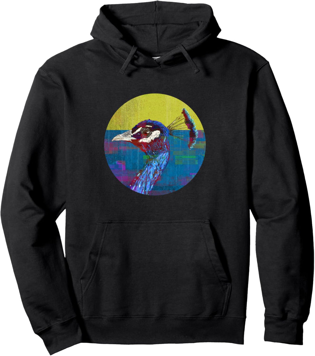 Pfauen Vogel Ornithologe Pfauenfeder Pfau Pullover Hoodie
