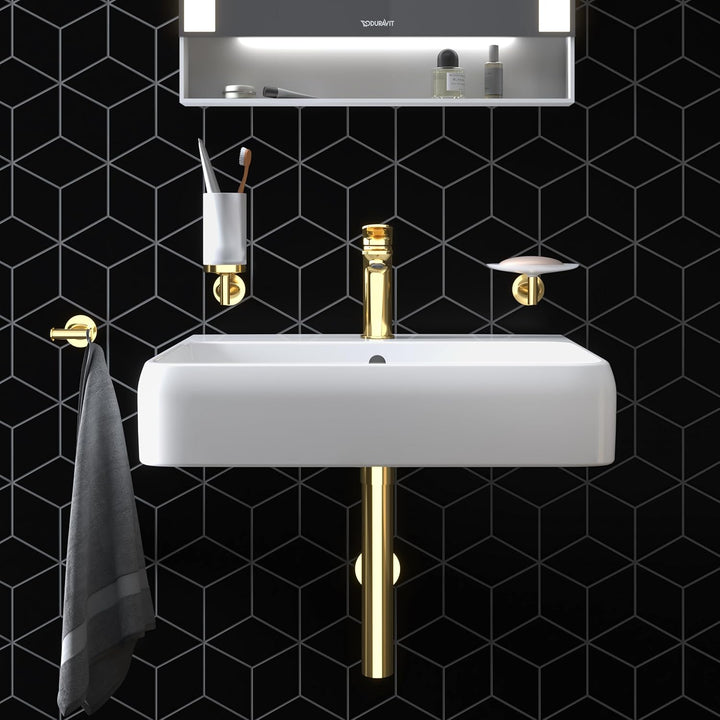 Duravit Wave Waschtischarmatur, Grösse M (Auslauf Höhe 111 mm), Wasserhahn Bad, Armatur Waschbecken,