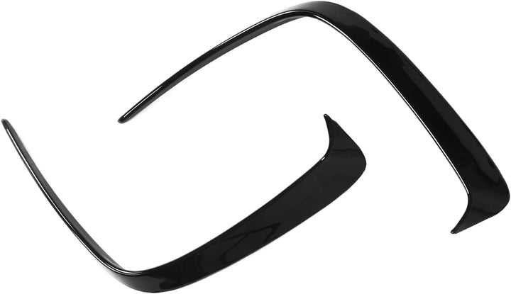 Jadeshay Auto Heckstossstangenspoiler, 1 Paar Heckstossstangensplitter Ersatz Auto Heckschürze Spoil