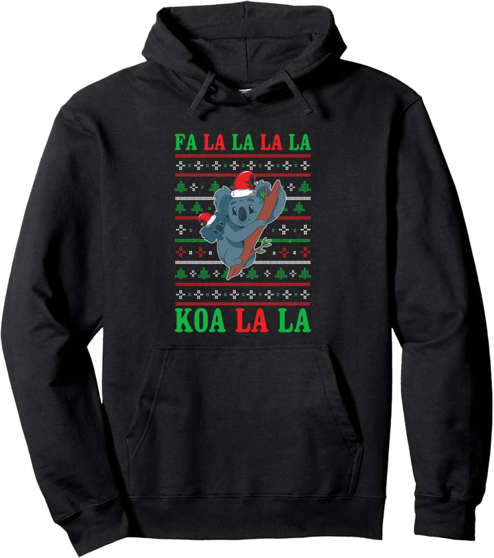 Koala Ugly Christmas Sweater Pullover Hoodie