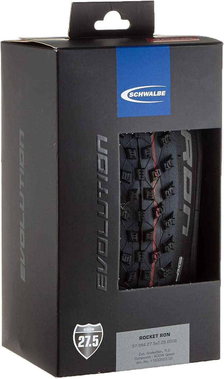 Schwalbe Unisex – Erwachsene Rocket Ron Hs438 Reifen ROCKET RON Evo, SnakeSkin, TLE 54-584 - SnakeSk