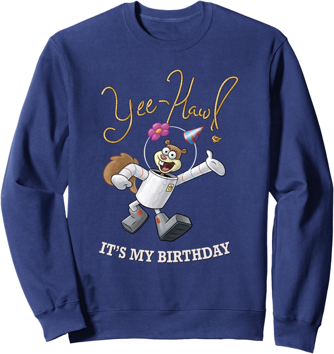SpongeBob SquarePants Sandy Yee-Haw! It's My Birthday Sweatshirt
