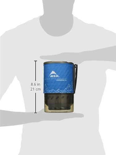 MSR WindBurner Duo Zusatztopf 1,8 Liter - Campingtopf für WindBurner Kochersysteme Blau 1,8 litros,