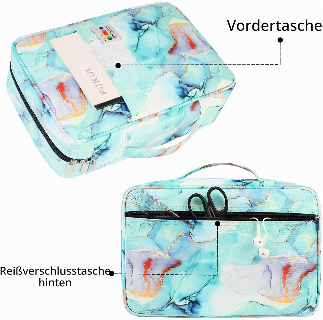 JAKAGO Federmäppchen Grosse Kapazität für 300 Stifte Aufbewahrung Buntstifte,Wasserdicht Pencil Case