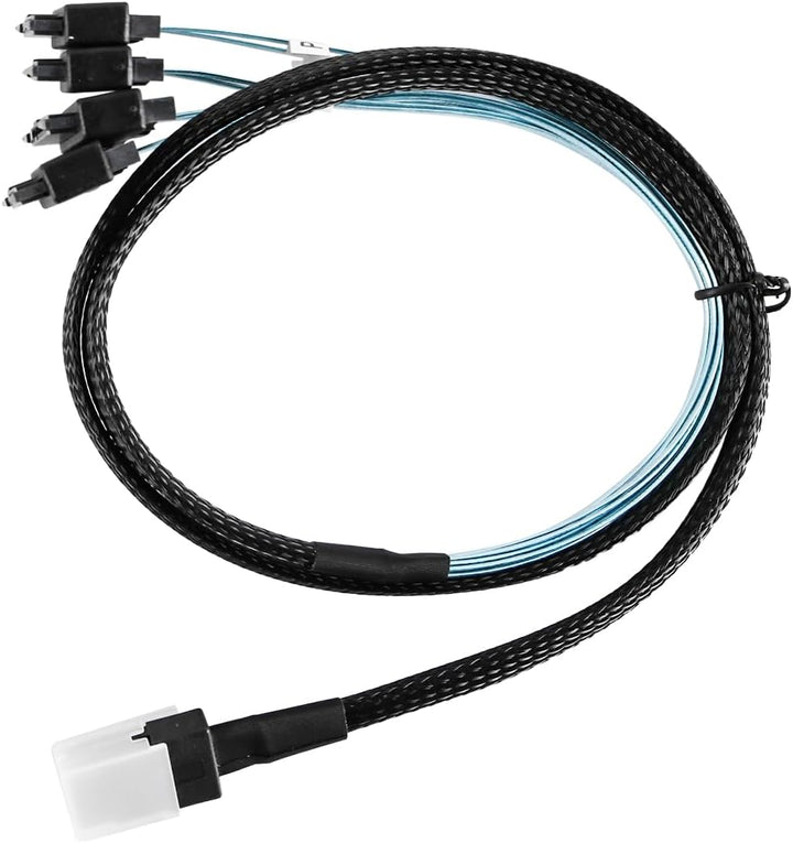 SFF-8087-Anschluss Mini SAS 36 SFF-8087 bis (4) SFF-8482-Anschlüsse mit SATA-Stromversorgung 1 m