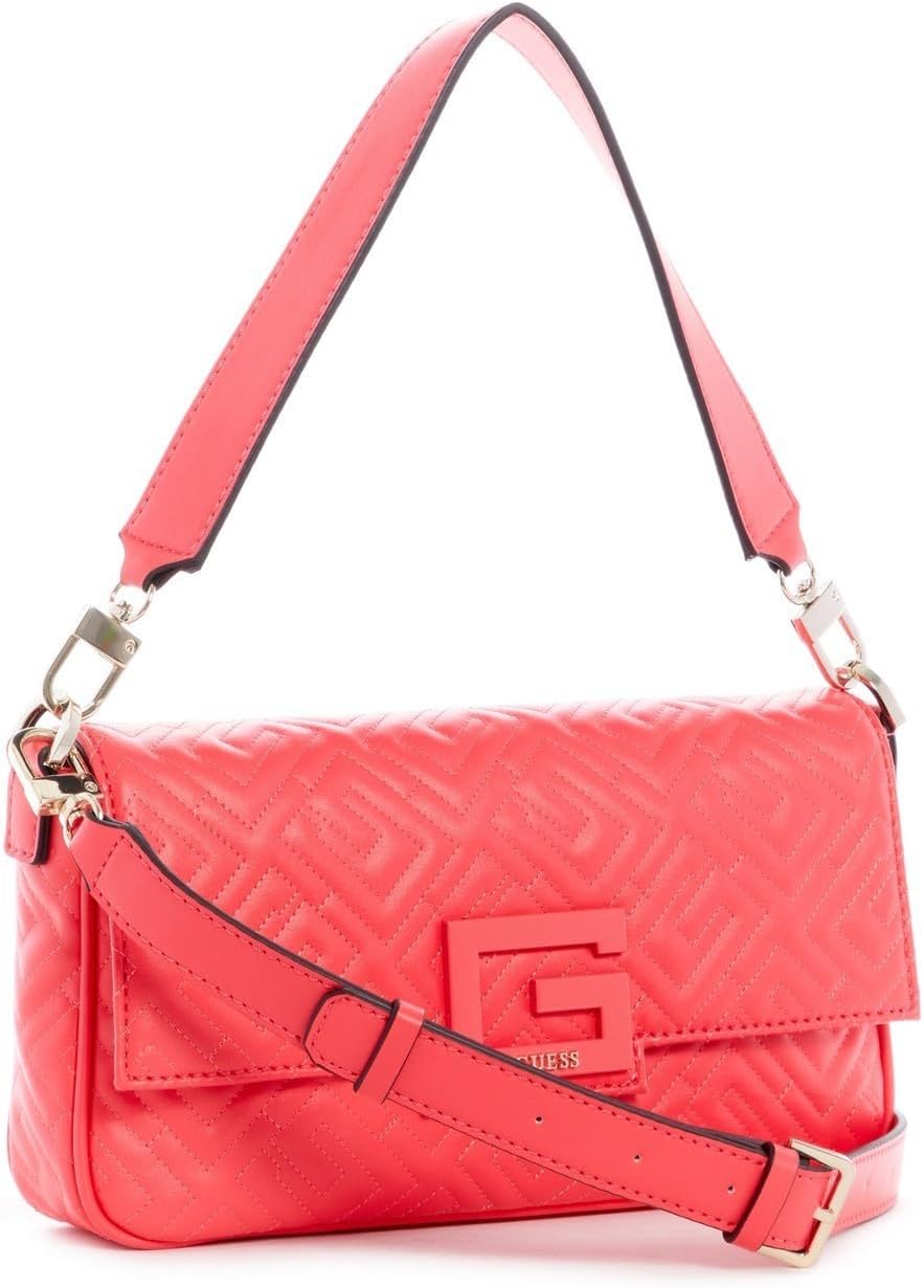 GUESS Brightside Schultertasche Einheitsgrösse Cherry, Einheitsgrösse Cherry
