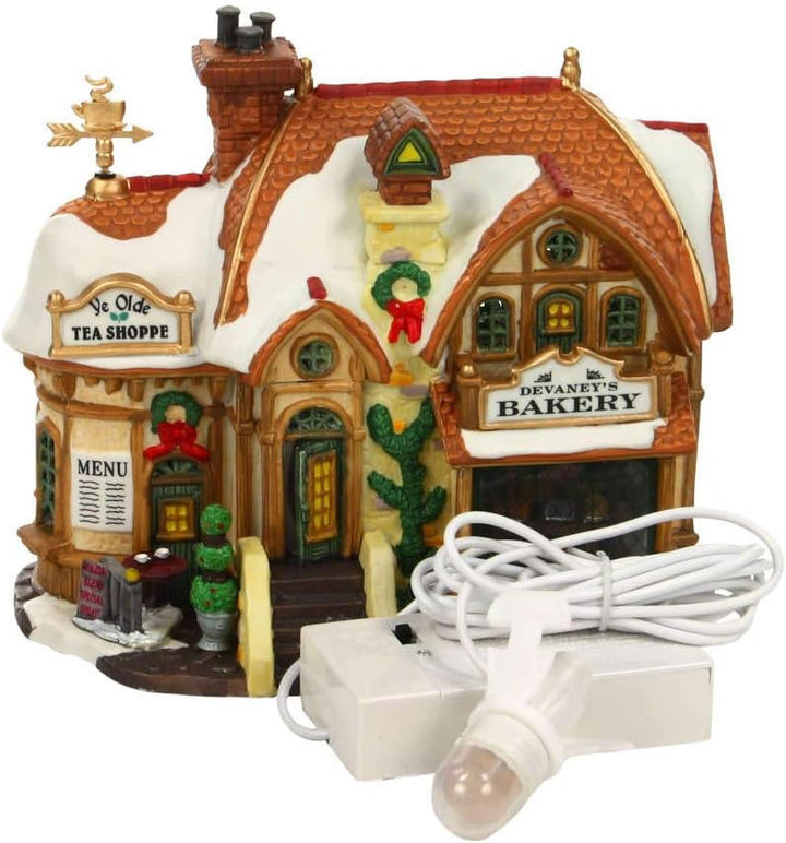 Lemax Devaney's Bakery - 18,9cmx14,3cmx10,7cm - Beleuchtete Bäckerei - LED - Porzellan
