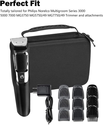 ProCase Hart Koffer Hülle Tasche für Philips Norelco Multigroom Series 3000 5000 7000 MG3750 MG5750/
