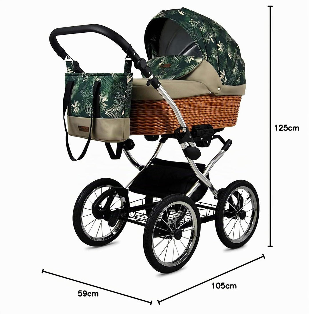 BabyLux Kinderwagen 3in1 mit Autositz für Kleinkinder – Kinderwagen für Neugeborene und Kleinkinder