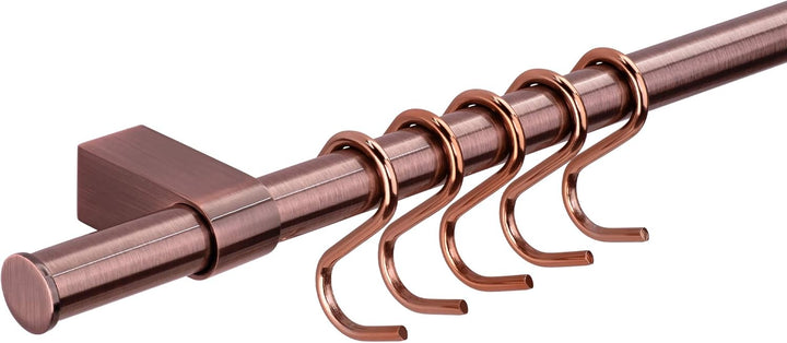 Gedotec Design Küchenreling Wand-Relingsystem Küche | Messing Bronze matt | Reling-Set Länge: 900 mm