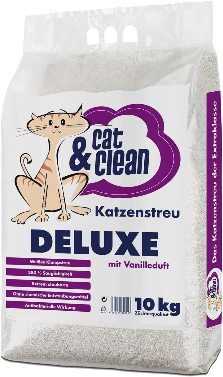 Cat & Clean Katzenstreu Der Extraklasse Klumpendes Einstreu Extrem Saugfähig Naturprodukt Aus Benton