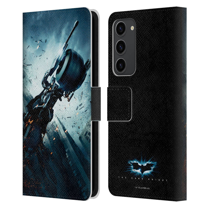 Head Case Designs Offizielle The Dark Knight Batman Batpod Wichtige Kunst Leder-Wallet-Hülle Kompati