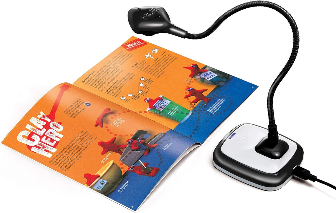 HUE Kamera HD Pro: Dokumentenkamera USB für Windows und Mac (Schwarz)