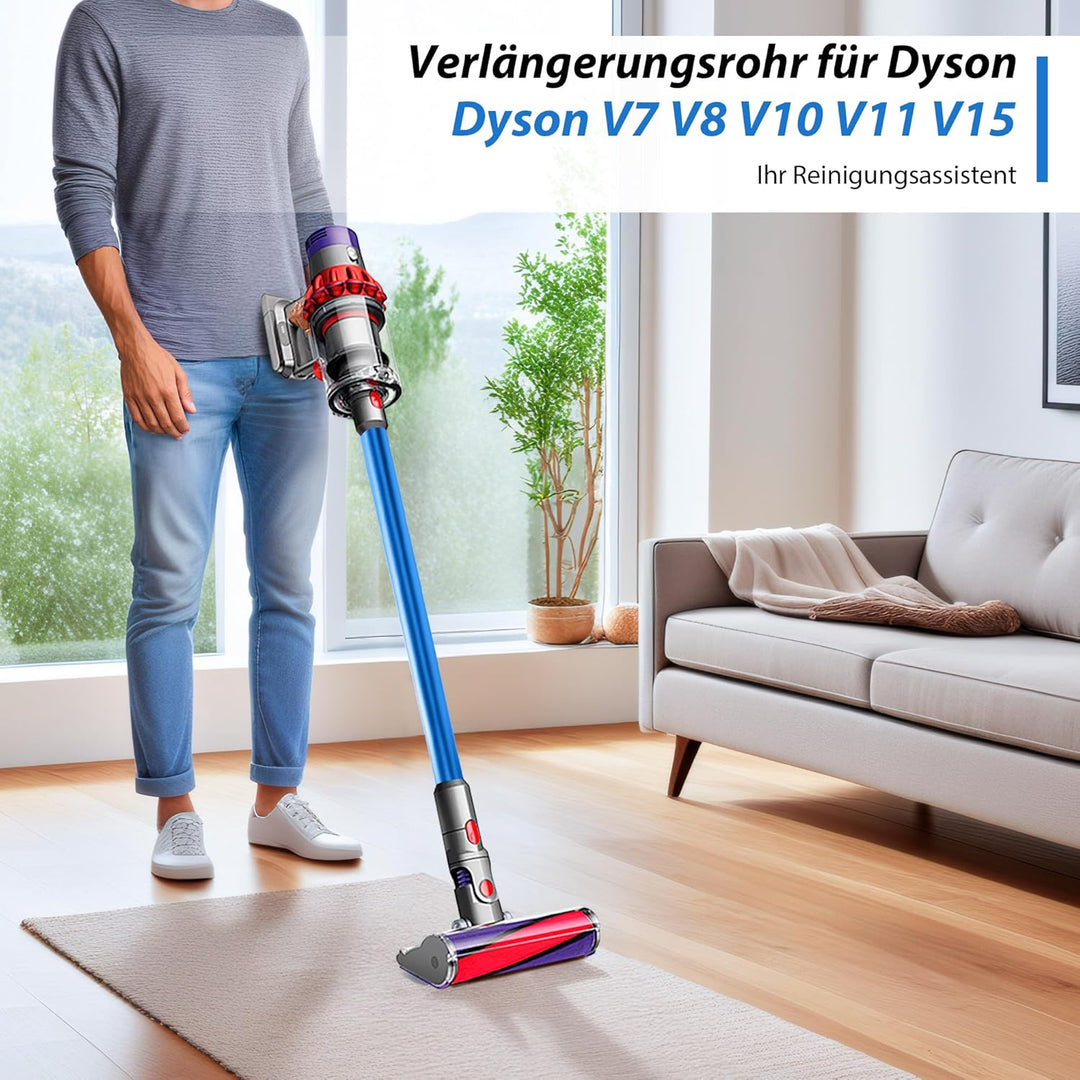 Verlängerungsrohr für Dyson Rohr V11 Kompatibel mit Dyson Saugrohr V15 V 11 V10 V8 V7, Starres Teles