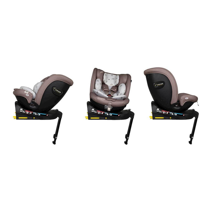 COSATTO Come &amp; Go 2-360° drehbarer Autositz, Geburt bis 4 Jahre (0-105 cm), Gruppe 0/0+/1 ISOFIX int