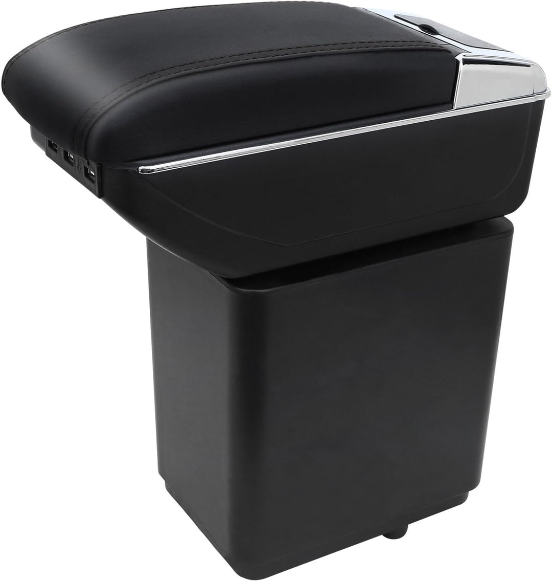 für Berlingo 2010-2020 Armlehne Mittelkonsole Aufbewahrungsbox Drehbar Mit Getränkehalter Doppelschi