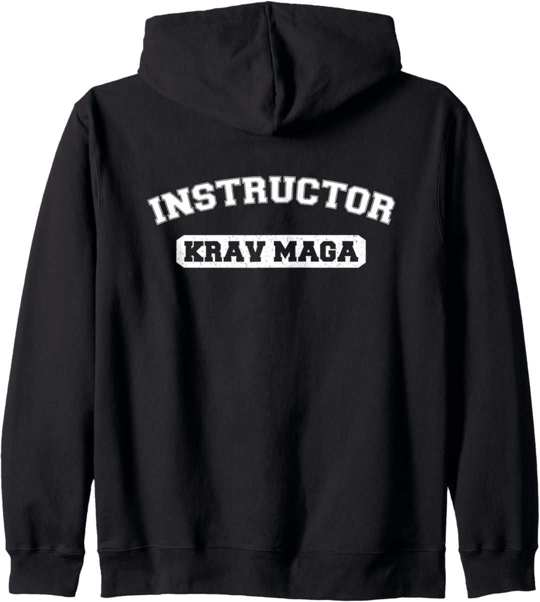 KRAV MAGA Instructor Shirt Front Back Print Kapuzenjacke