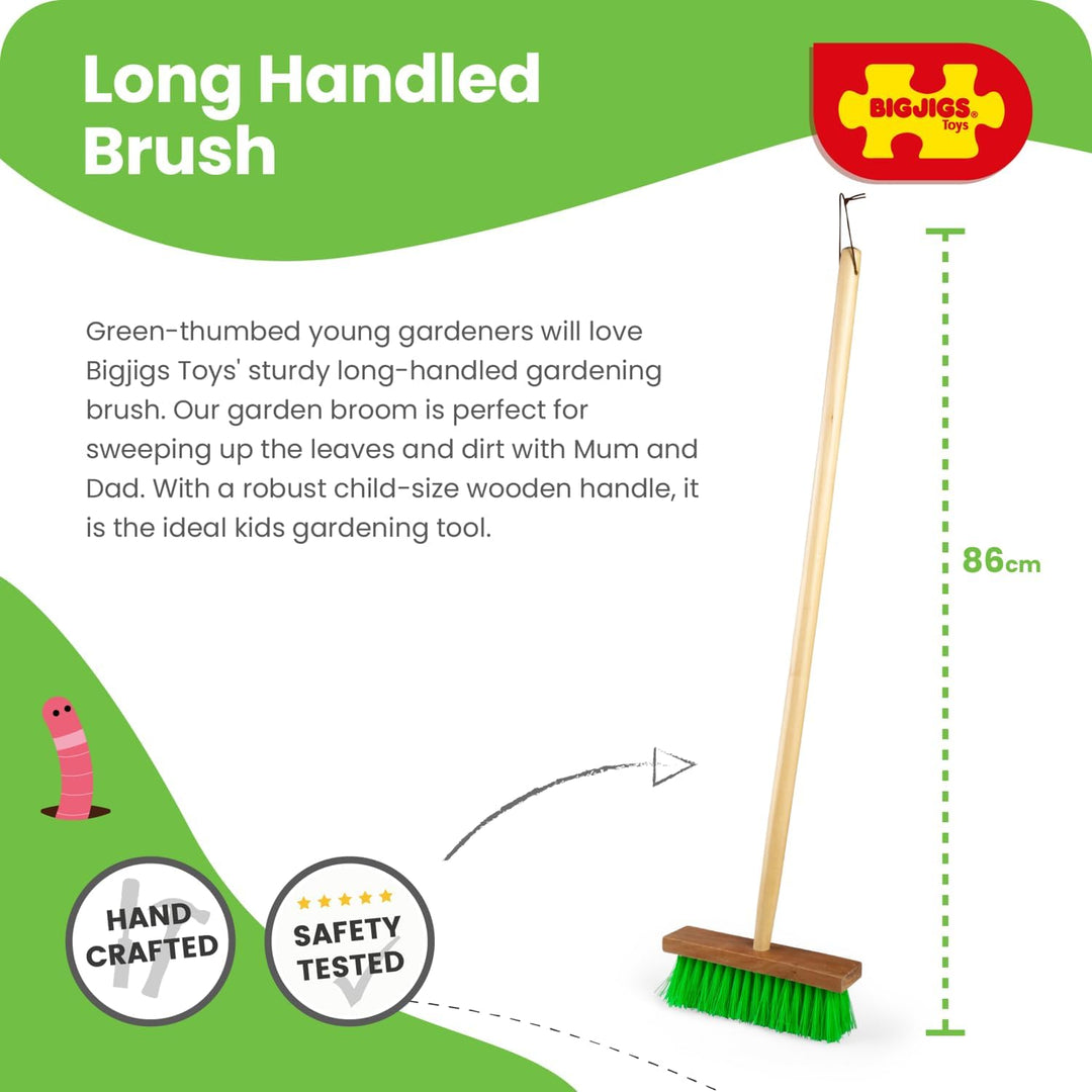 Bigjigs Toys Langstiel Besen