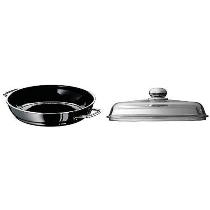 Silit Professional Servier-/ Bratpfanne Ø 28 cm Silargan Funktionskeramik Schüttrand Innenskalierung