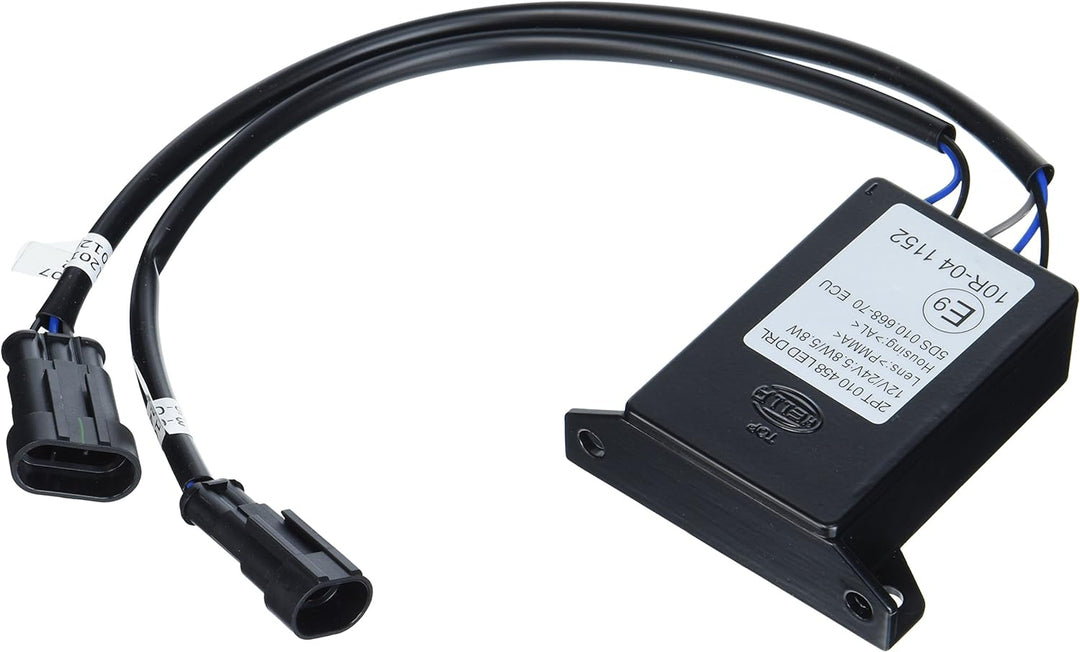 HELLA - Steuergerät, Beleuchtung - 12/24V - Anschlussanzahl: 2 - AMP - für Tagfahrlicht (LED)/für Po